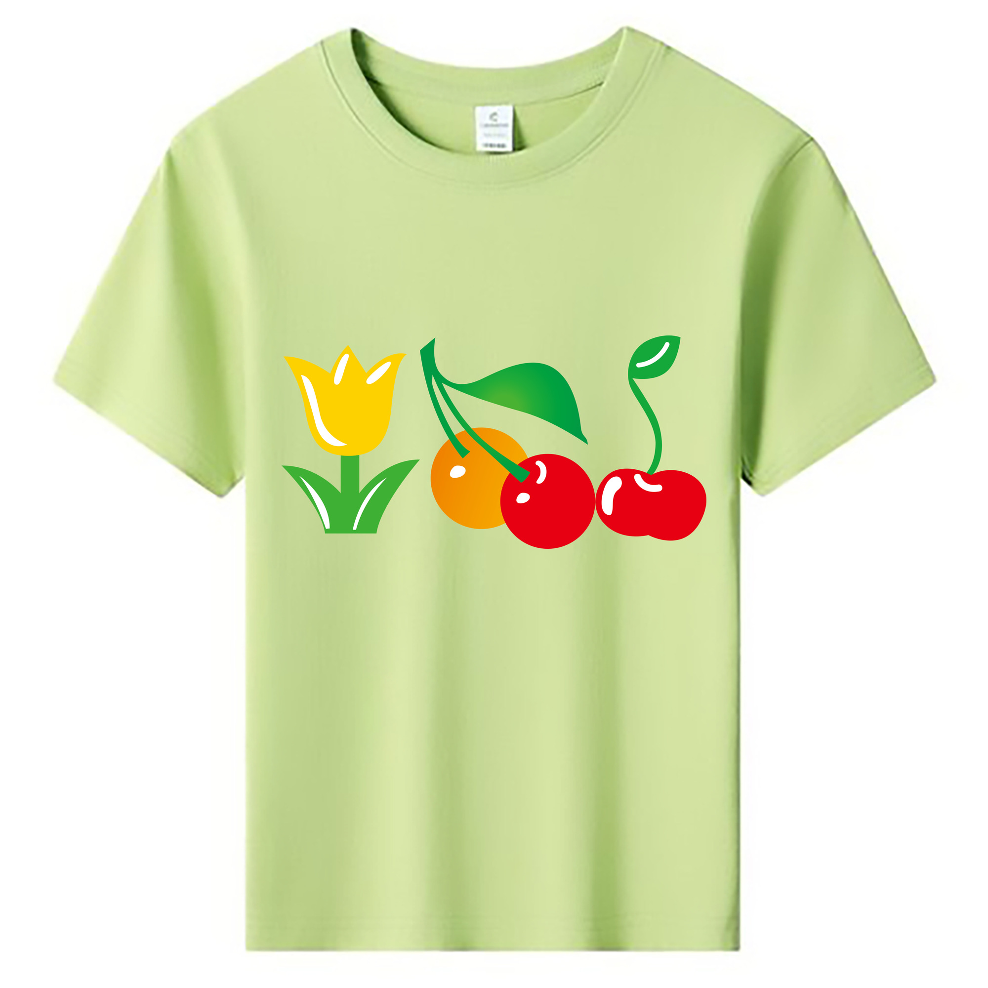 （画像用） Hello Kitty ハローキティ 綿100％キッズTシャツ（フロントプリント）